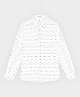 Сорочка классическая белая Button Blue, школьная форма для мальчиков  фото, kupilegko.ru